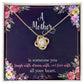 A Mother is Someone You Laugh With, Dream With, and Love With All Your Heart_ Love Knot Necklace
