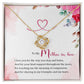 To My Mother in Law Love Knot Necklace