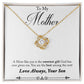 Son to Mother, Sweetest Gift Love Knot Necklace