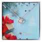 Merry Christmas! Love, Mom Love Knot Necklace