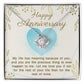Happy Anniversary Love Knot Necklace