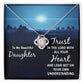 Daughter Trust in the Lord Love Knot Necklace