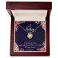 A Mother is Someone You Laugh With, Dream With, and Love With All Your Heart_ Love Knot Necklace