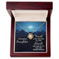 Daughter Trust in the Lord Love Knot Necklace