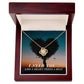 To Soulmate, Girlfriend, or Wife, I Need You Like a Heart Needs a Beat Love Knot Necklace