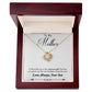 Son to Mother, Sweetest Gift Love Knot Necklace