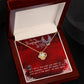 To My Firefighter Wife Love Knot Necklace