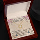 To My Beautifil Marine Wife Love Knot Necklace