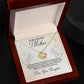 My Incredible Mother, Thank You, Love Your Daughter Love Knot Necklace