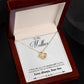 Son to Mother, Sweetest Gift Love Knot Necklace