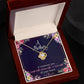 A Mother is Someone You Laugh With, Dream With, and Love With All Your Heart_ Love Knot Necklace