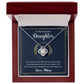 To my beautiful daughter - I love you Love Knot Necklace