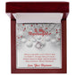 To my Stepdaughter, Merry Christmas! Love, your Stepmom Love Knot Necklace