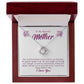 Beautiful Mother, Greatest Teacher Orchid Love Knot Necklace
