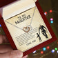 Daughter Aim for the Skies Interlocking Hearts Necklace