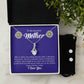 Beautiful Mother, Selfless and Caring - Alluring Beauty Necklace and Earring Set