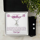 Beautiful Mother, Greatest Teacher Orchid - Alluring Beauty Necklace and Earring Set