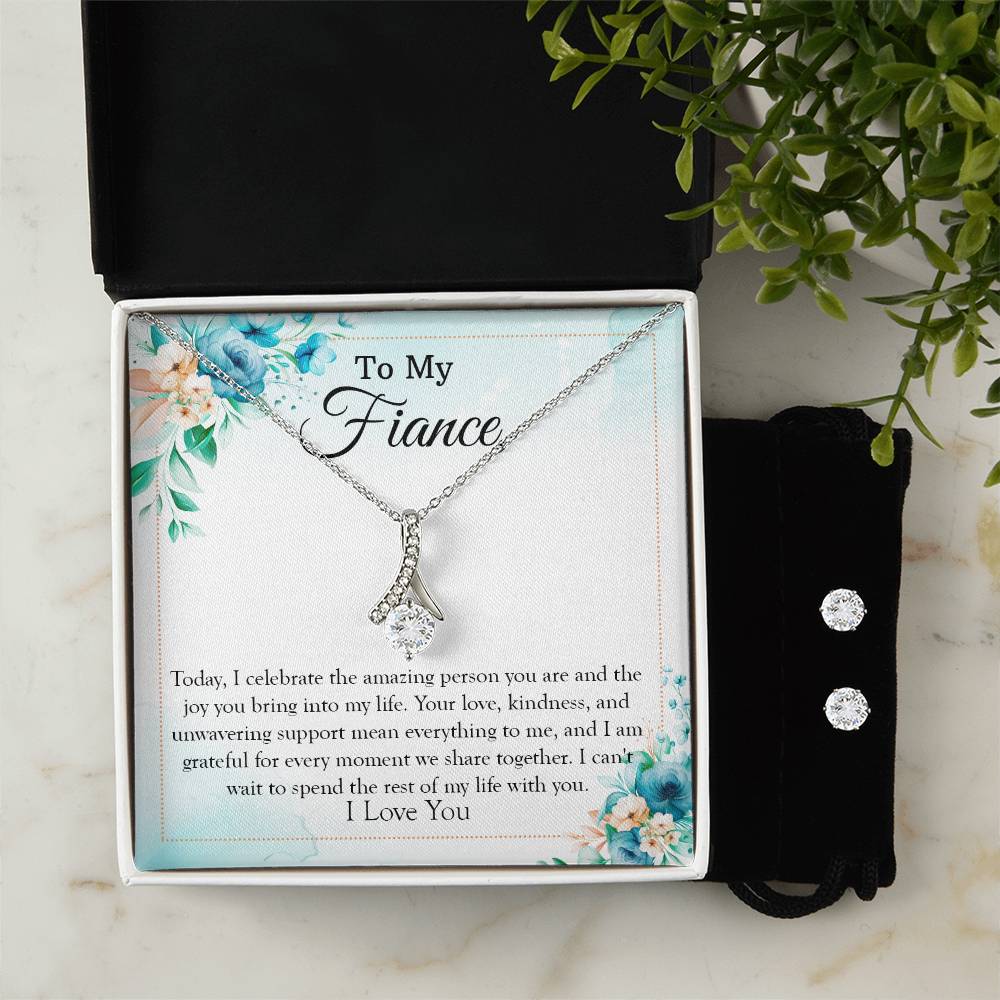 Fiance - Alluring Beauty Necklace and Earring Set