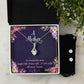 A Mother is Someone You Laugh With, Dream With, and Love With All Your Heart_ - Alluring Beauty Necklace and Earring Set