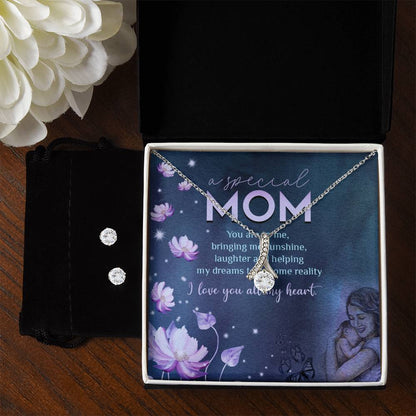 A Special Mom You Are to Me - Alluring Beauty Necklace and Earring Set