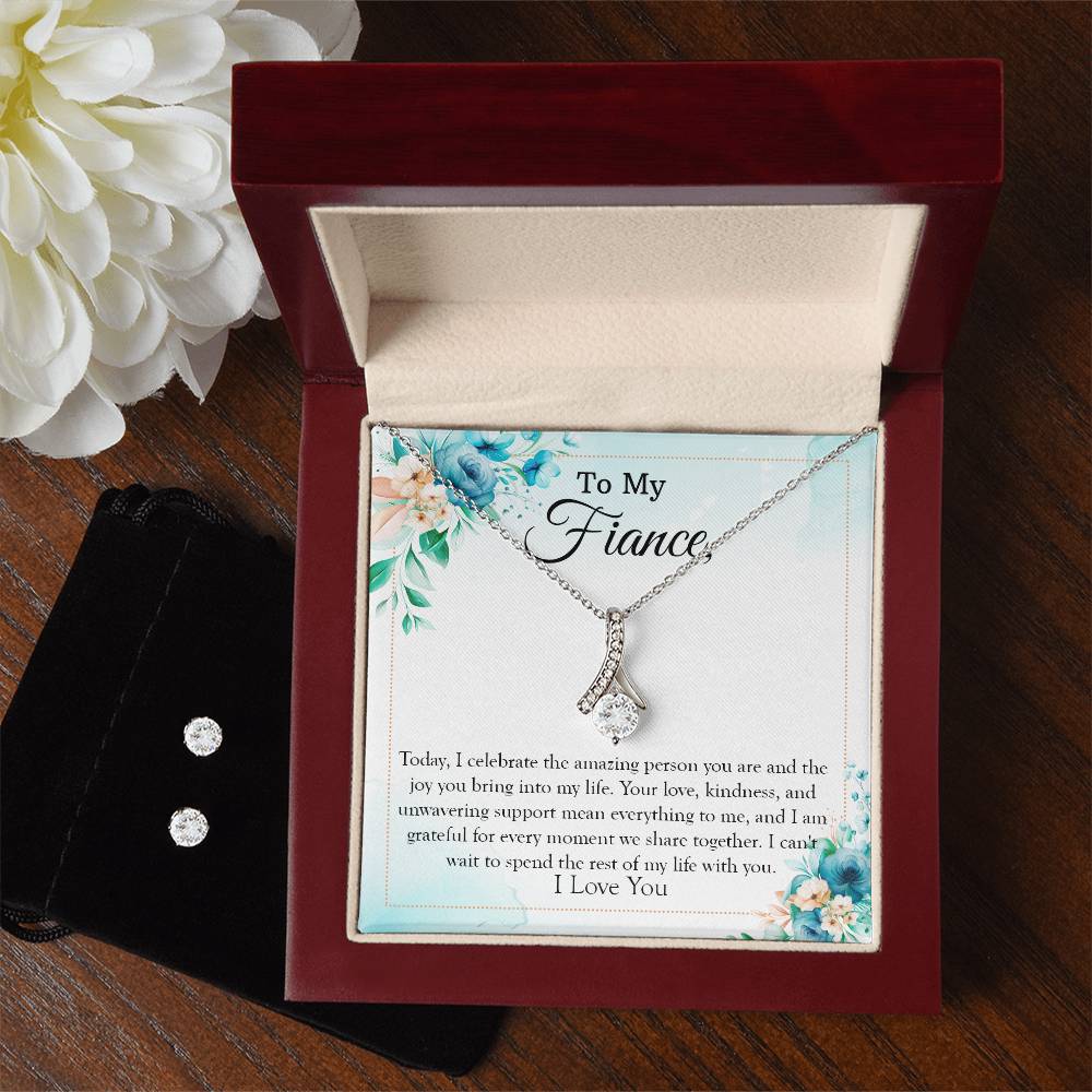 Fiance - Alluring Beauty Necklace and Earring Set