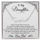 My Daughter, My Baby Girl Personalized Signature Name Necklace