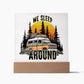 Acrylic Square Design_Camping(2) - Acrylic Square LED Base Available