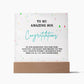 Acrylic Square Design_Graduation-To My Amazing Son-02 - LED Base Available