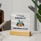Acrylic Square Design_Camping - LED Base Available
