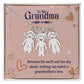 To my Grandma, Kid(s) name engraved charm necklace