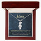 Mom, of all the gifts life has to offer, Kid(s) charm necklace with engraved name(s)