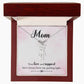 Mom, your love and support, Kid(s) name engraved charm necklace