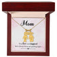 Mom, your love and support, Kid(s) name engraved charm necklace