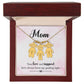 Mom, your love and support, Kid(s) name engraved charm necklace