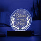 Believe-in - Acrylic Circle with Wooden Base