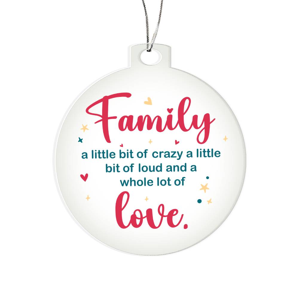 family Acrylic Ornament