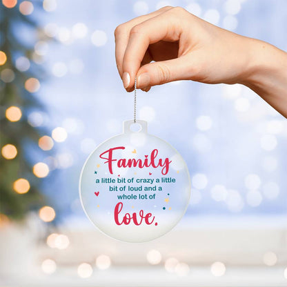 family Acrylic Ornament