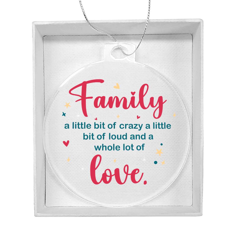 family Acrylic Ornament