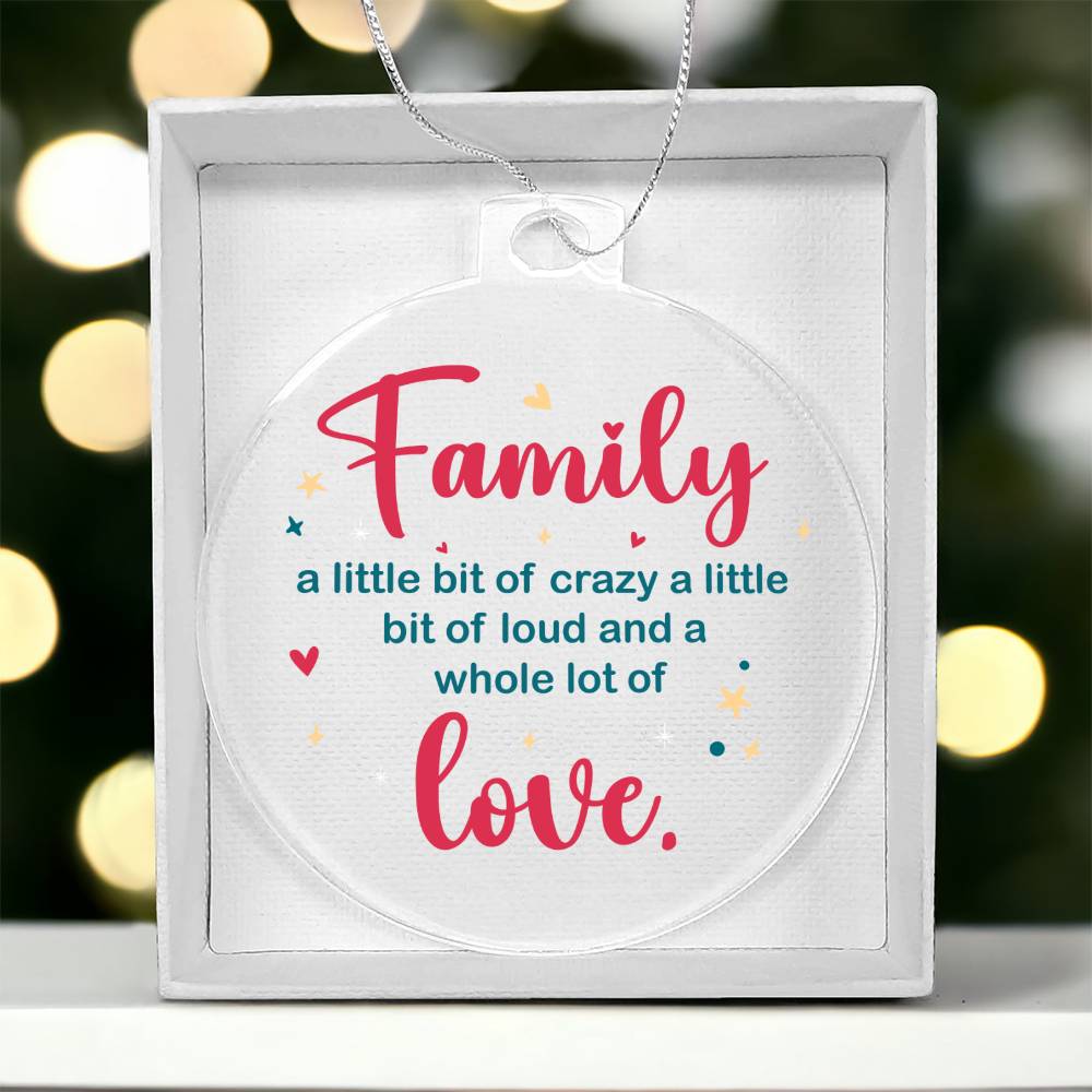 family Acrylic Ornament