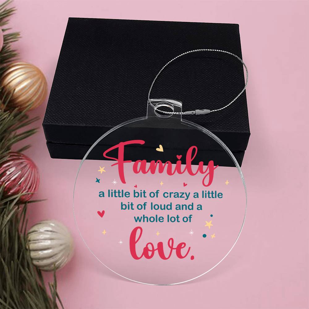 family Acrylic Ornament